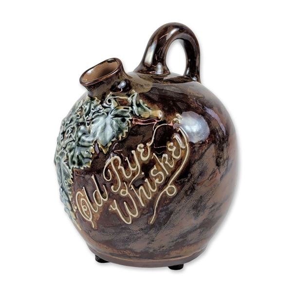 Doulton Lambeth Salt Glazed Stoneware Whiskey Jug
