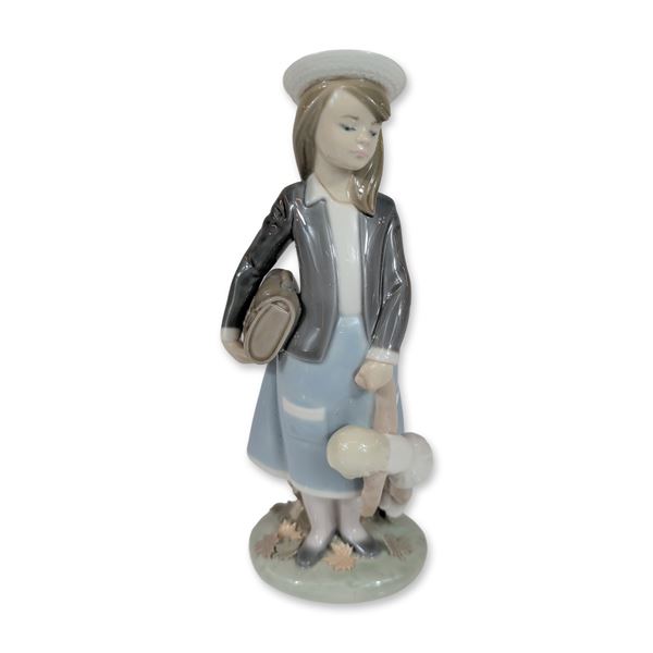 Lladro 5218 Autumn Glazed Porcelain Figurine