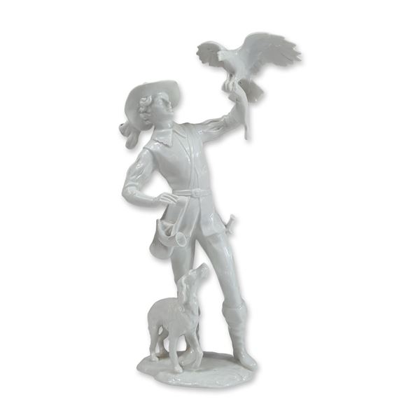 Kaiser Porcelain Falconer Figurine