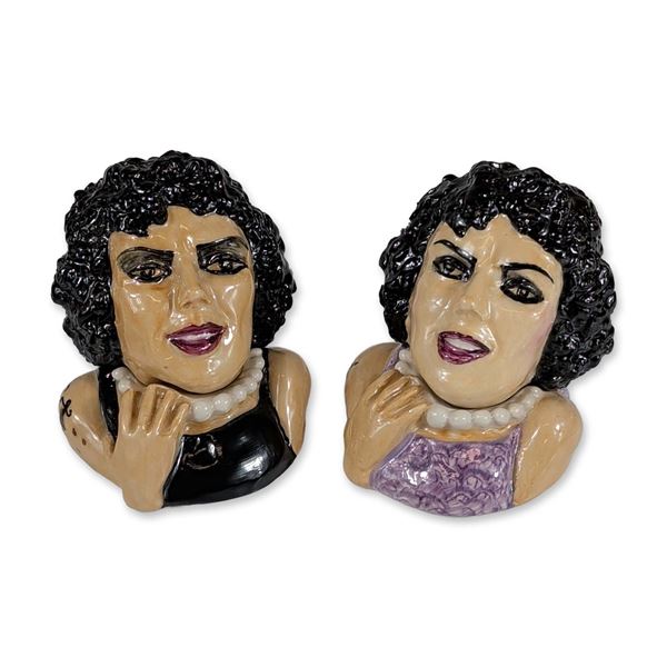 Pair of Kevin Francis The Rocky Horror Picture Show Face Pots
