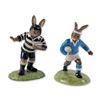 Image 1 : 2pc Royal Doulton Bunnykins Rugby Figurines