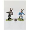 Image 4 : 2pc Royal Doulton Bunnykins Rugby Figurines