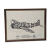 Image 1 : Robert L. Conely, Print on Paper The Wolfpack, Signed & Autographed by Gabby Gabreski