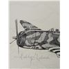 Image 2 : Robert L. Conely, Print on Paper The Wolfpack, Signed & Autographed by Gabby Gabreski