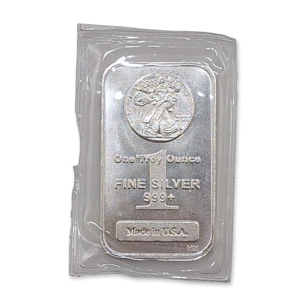 Highland Mint Walking Liberty 1 oz .999 Fine Silver Bullion Bar