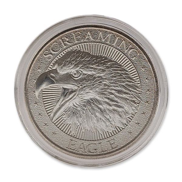 Intaglio Mint Screaming Eagle .999 Fine Silver Round
