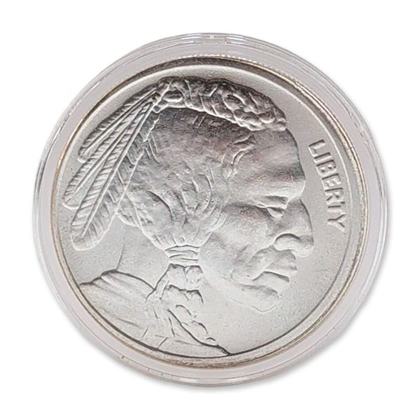 .999 Fine Silver Highland Mint Buffalo Round