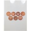 Image 3 : 7pc US Dinosaur Copper Rounds