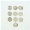 Image 2 : 10pc Pre-1964 U.S. 90% Silver Washington Quarters