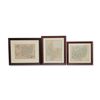Image 1 : Three Framed Cartographic Prints of Ohio and Columbus