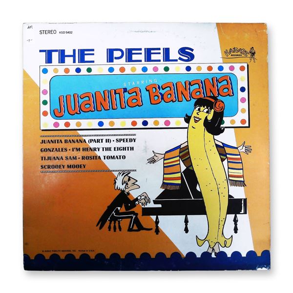 The Peels Juanita Banana 12-Inch Stereo LP Record Karate Records KSD 5402