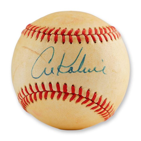 Al Kaline Signed Rawlings Official American League Baseball PSA Authenticated