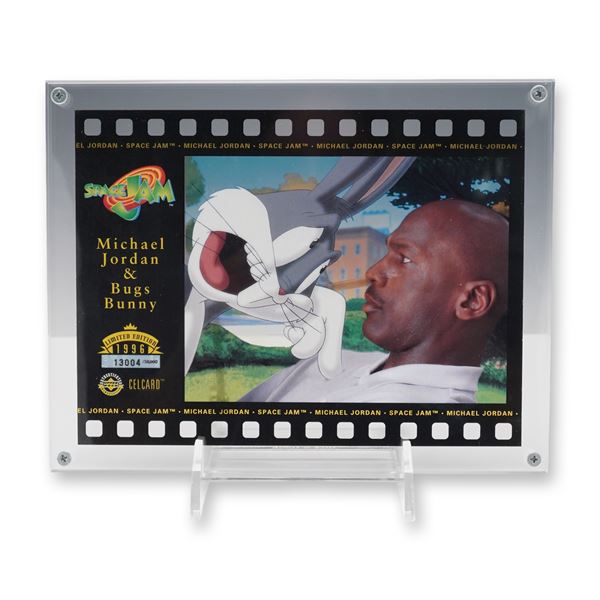 1996 Upper Deck Space Jam Michael Jordan Film Cell Display