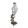 Image 1 : Austrian Wrought Iron and Etched Glass Wine Dispenser