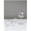 Image 2 : Pair of Val Saint Lambert Crystal Balloon Glasses