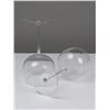 Image 3 : Pair of Val Saint Lambert Crystal Balloon Glasses