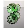 Image 5 : 6pc Bohemia Gilded Green Glass Cordials