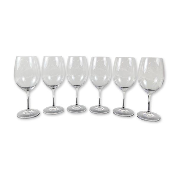 6pc Richard Brendon x Jancis Robinson Crystal Wine Glasses