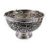 Image 1 : International Silver Co. Repousse Silver Plated Rose Bowl