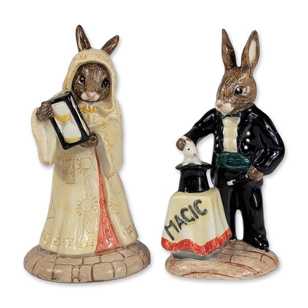 Two Royal Doulton Bunnykins Ceramic Figurines