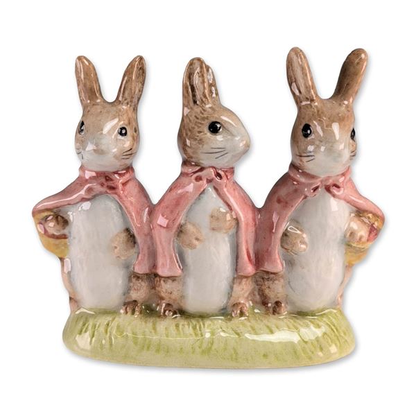 Royal Albert Beatrix Potter Flopsy Mopsy and Cottontail Figurine
