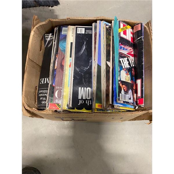 BOX OF MAGAZINES