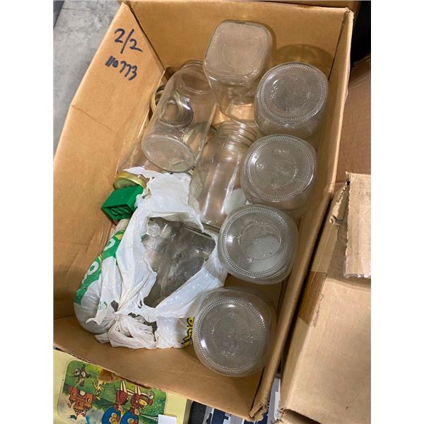 BOX OF ASSORTED BOTTLES
