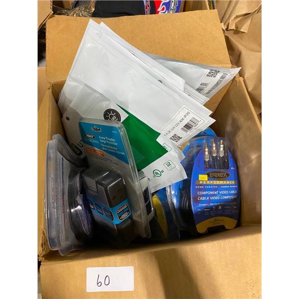 BOX OF NEW ELECTRONICS