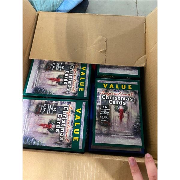 LARGE BOX OF CHRISTMAS CARDS