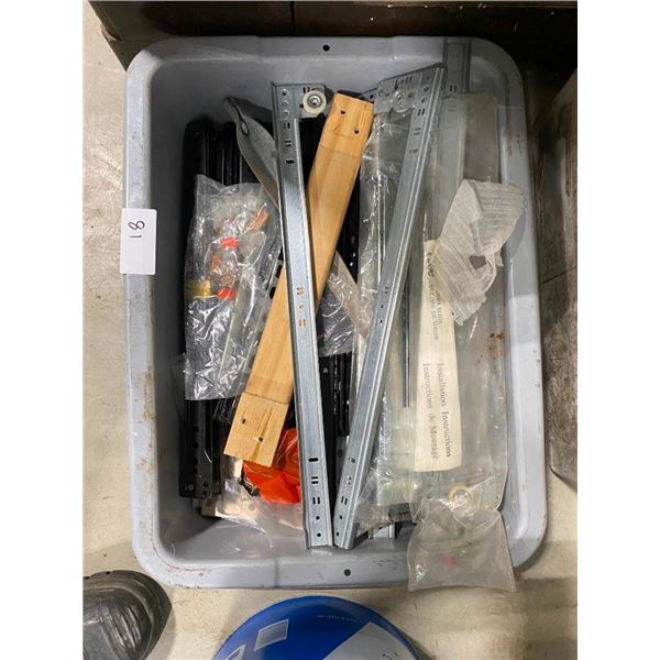 BOX OF DRAWER SLIDES