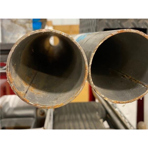 2 SECTIONS OF MUFFLER PIPE