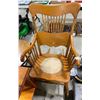 Image 1 : WOODEN ROCKING CHAIR