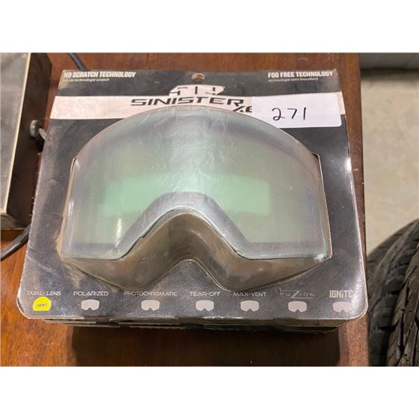 4 PAIRS OF REPLACEMENT LENS FOR 509 GOGGLES