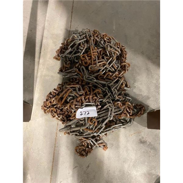 LOT OF SMALL CHAINS - UNSURE OF LENGTH