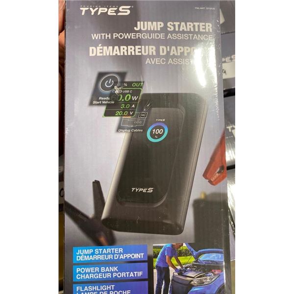 TYPES JUMP STARTER / BATTERY PACK
