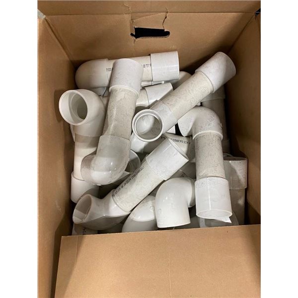 BOX OF ASSORTED PVC 2IN PCS