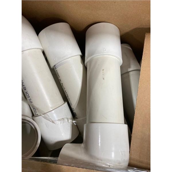 BOX OF ASSORTED PVC 2IN PCS