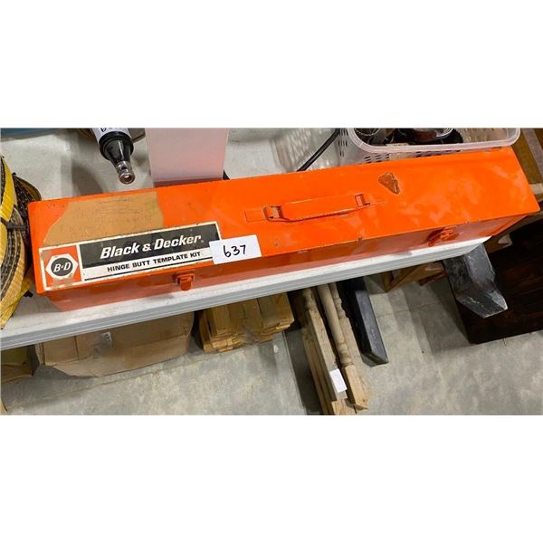 HINGE BUTT TEMPLATE KIT