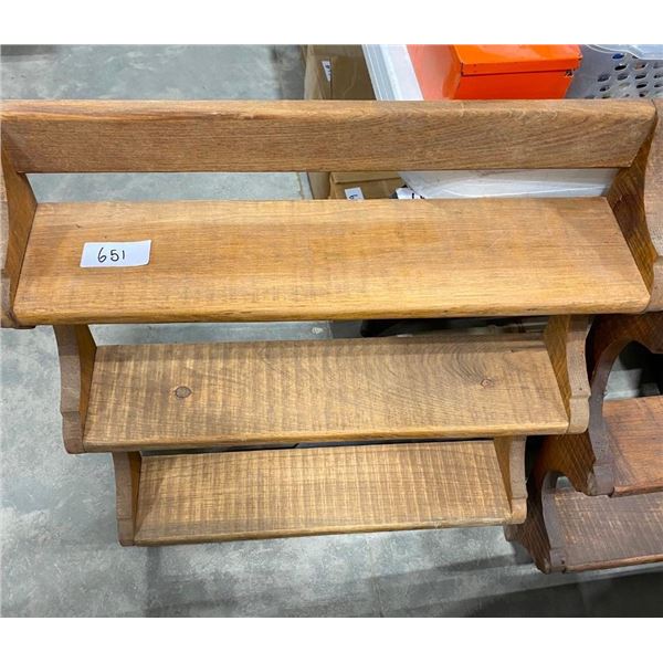 2 HANGING 3-TEIR SHELVES
