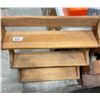 Image 1 : 2 HANGING 3-TEIR SHELVES