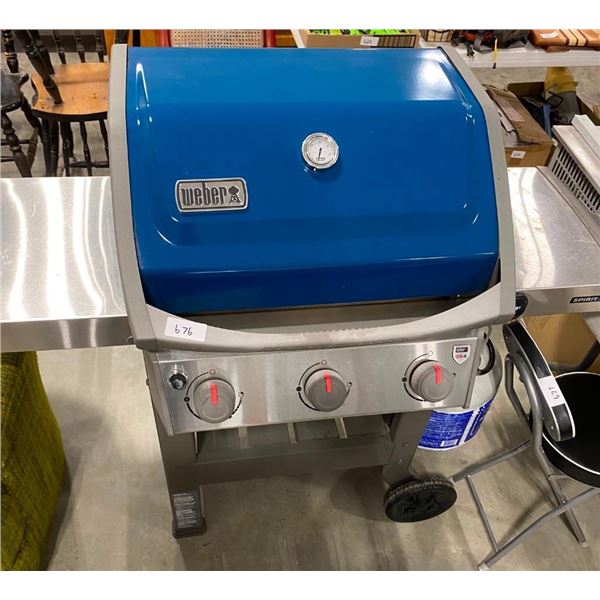 WEBER PROPANE BARBECUE WITH TANK