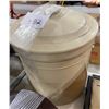 Image 1 : SMALL CROCK WITH LID