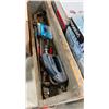 Image 1 : WOODEN TOOL BOX WITH ACCESSORIES