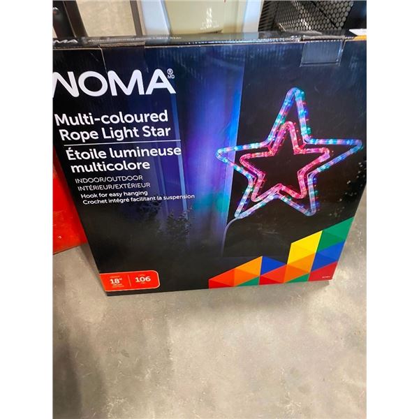 NOMA MULTI-COLOURED LED STAR LIGHT
