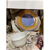 Image 1 : BOX LOT OF ASSORTED DISHES