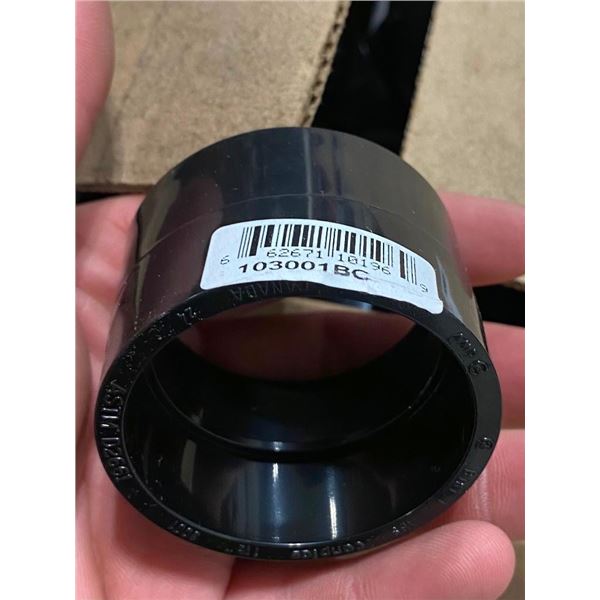 APPROX. 125 OF 1.5IN PVC ADAPTERS / CONNECTORS