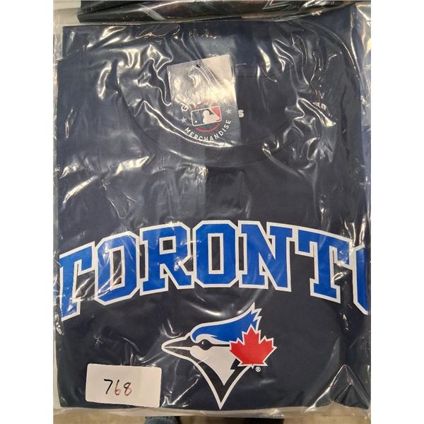 SIZE L TORONTO BLUE JAYS SHIRT - DARK BLUE COLOUR