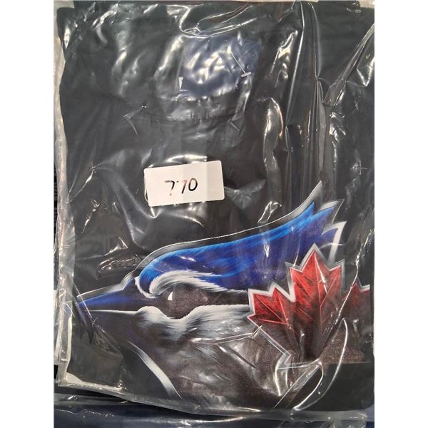 SIZE 2XL TORONTO BLUE JAYS SHIRT - BLACK COLOUR