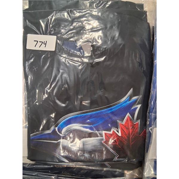 SIZE S TORONTO BLUE JAYS SHIRT - BLACK COLOUR