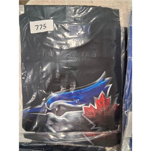 SIZE 2XL TORONTO BLUE JAYS SHIRT - BLACK COLOUR